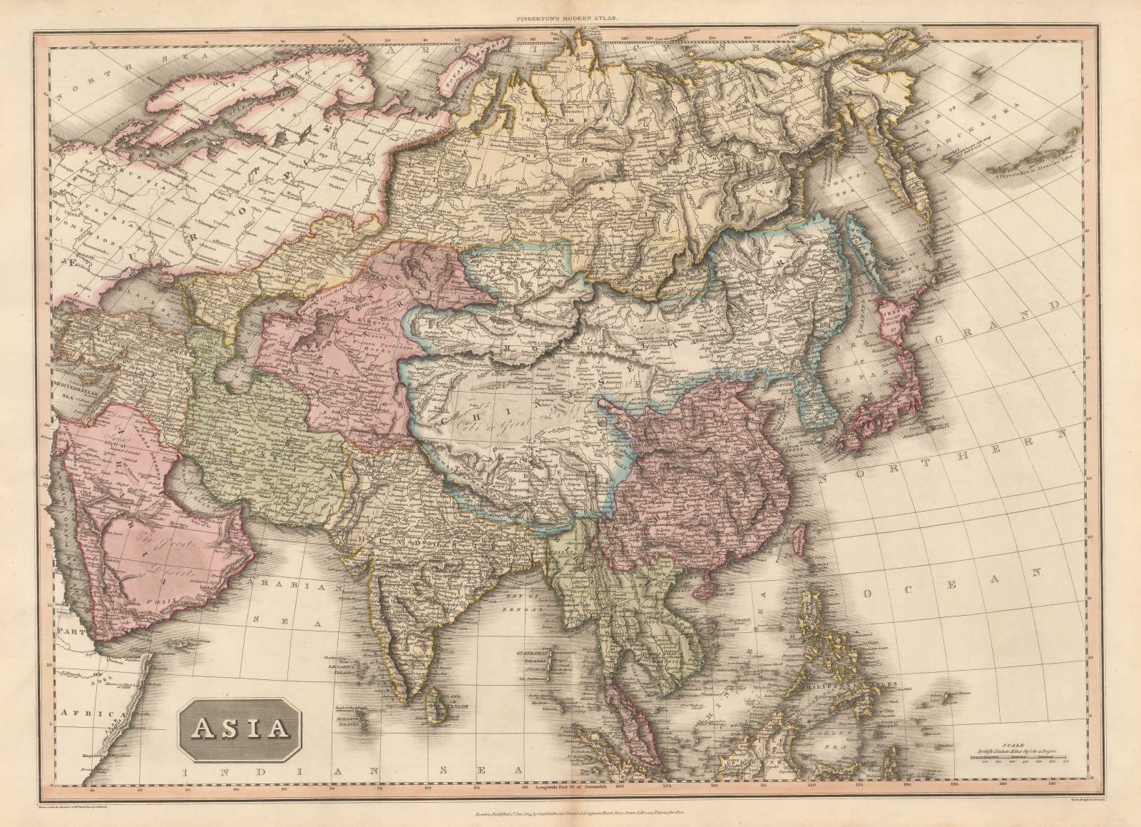 John Pinkerton, Asia, 1814