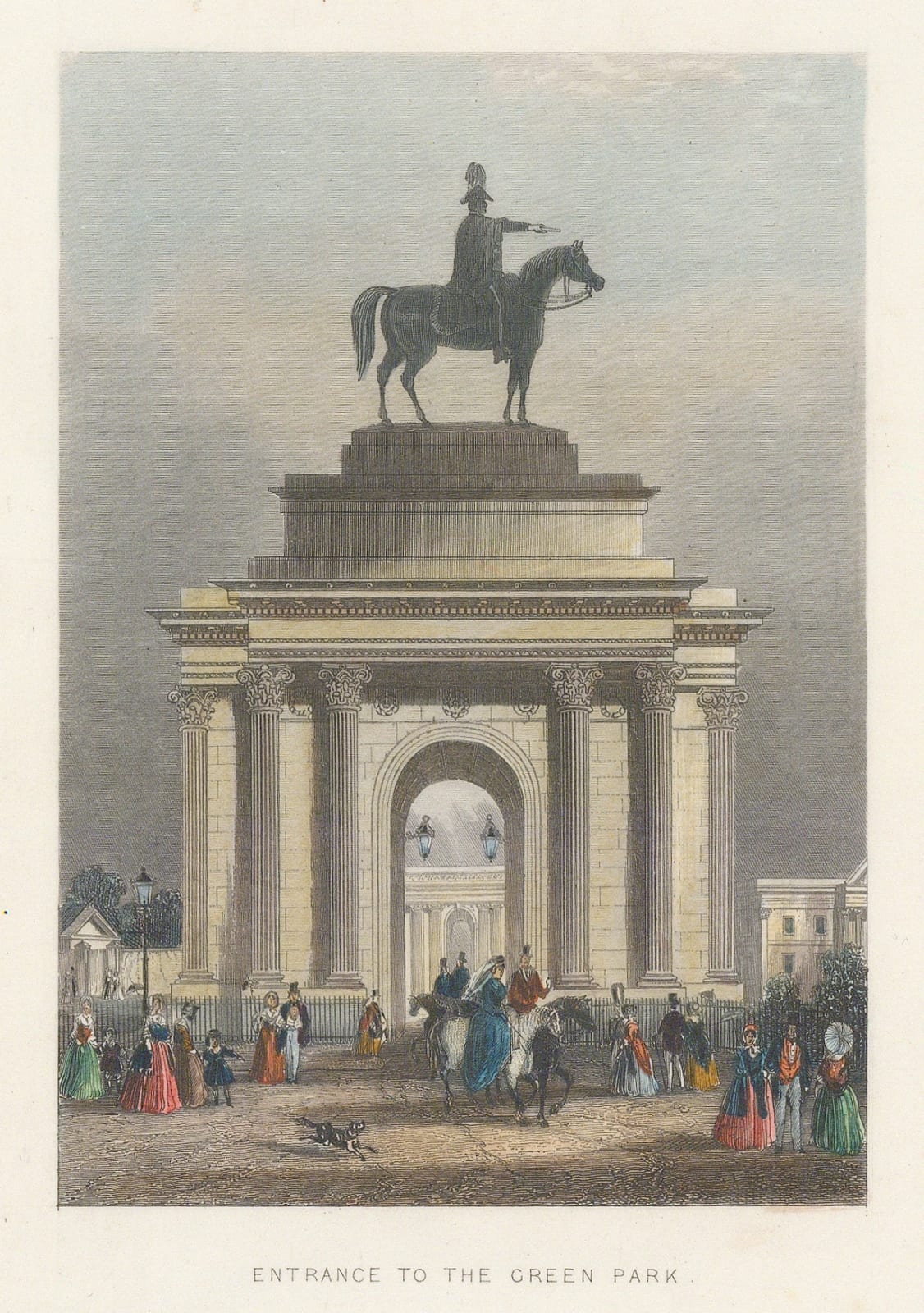 John Tallis, London - Wellington Arch, 1851
