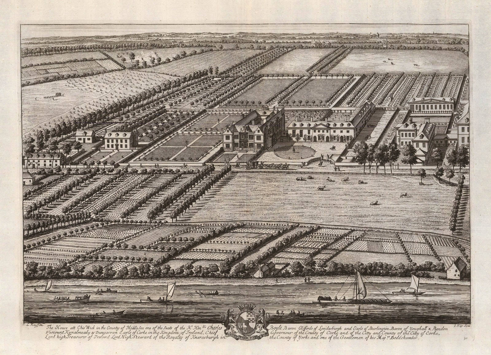 Johannes Kip, London - Chiswick, 1715