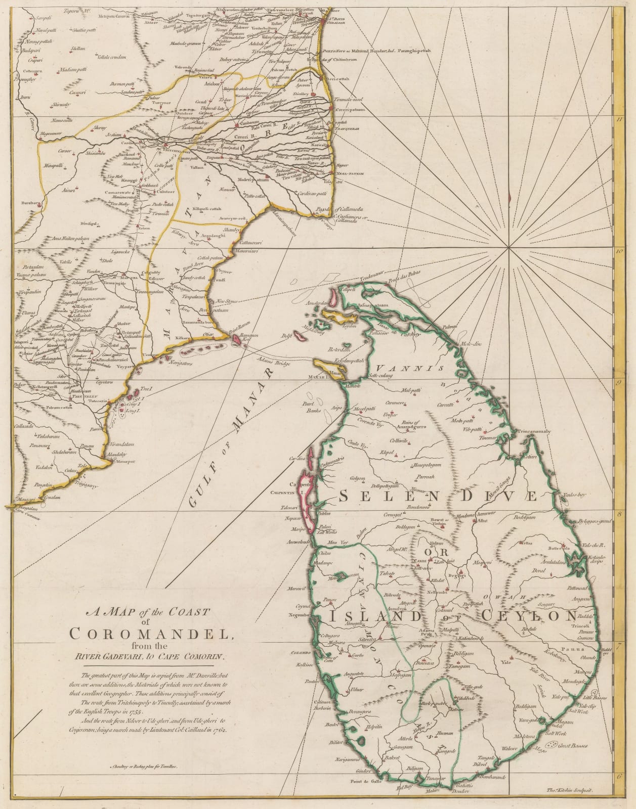 Robert Orme, Sri Lanka (Ceylon) and Coromandel coast , 1775