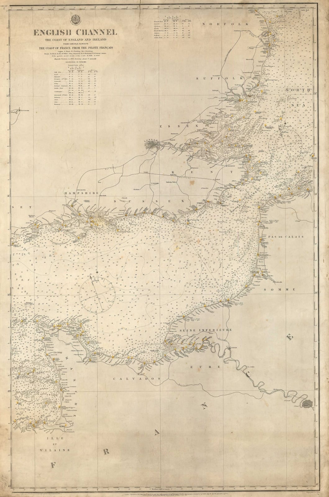 British Admiralty, English Channel, 1879
