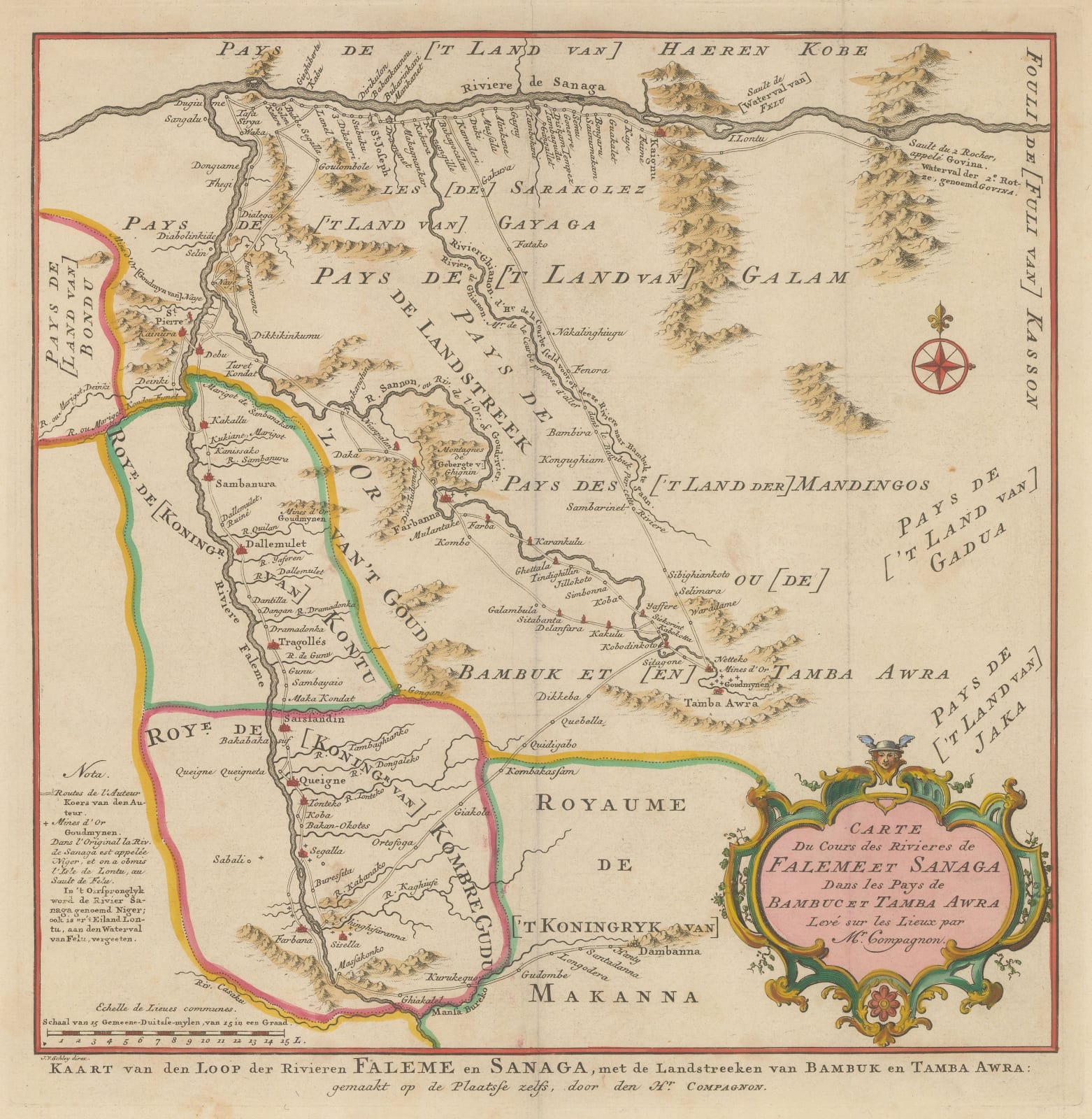 Jacob van der Schley, Senegal, Mauritania, and Mali, 1760 c.