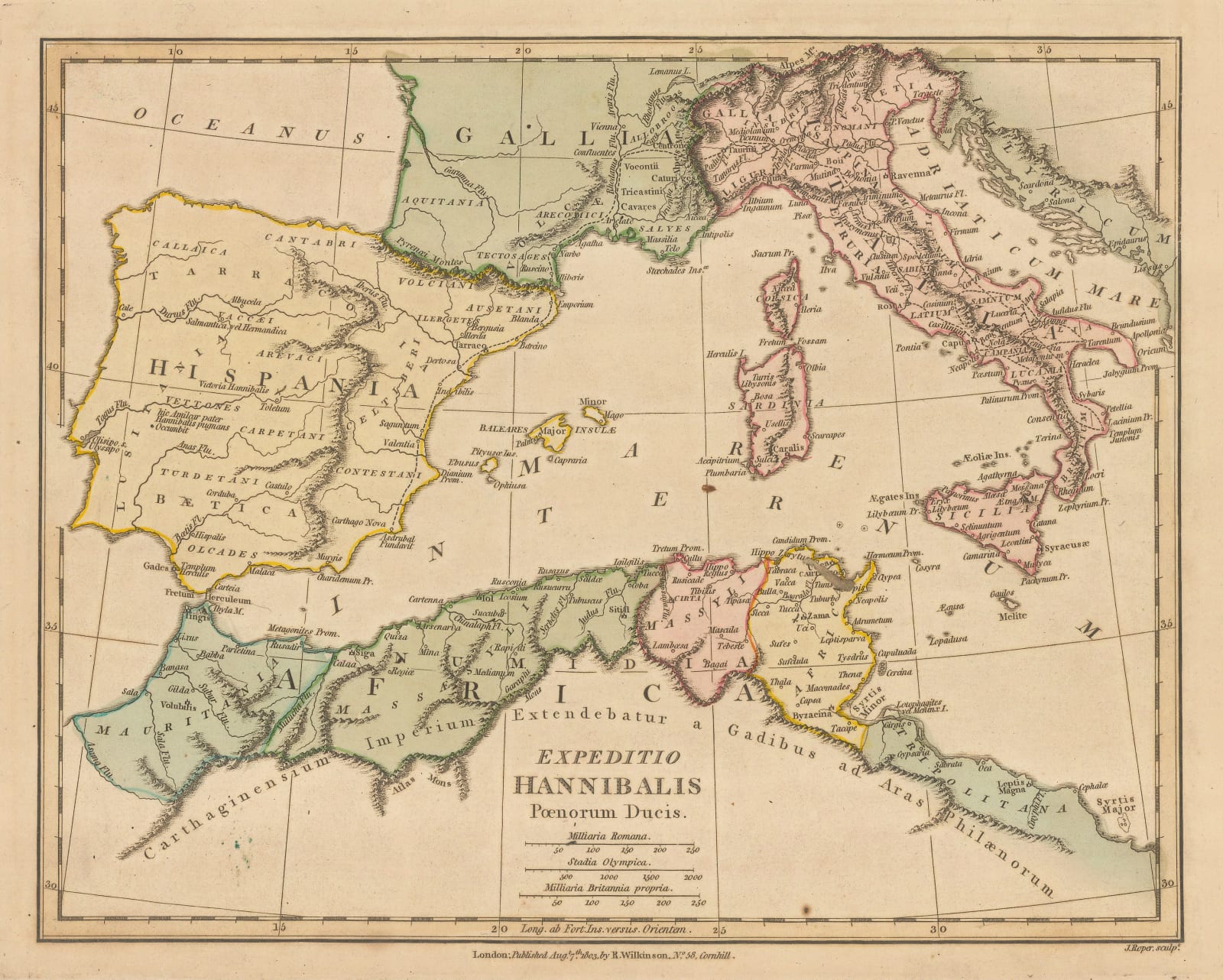 Robert Wilkinson, Hannibal's Campaign, 1803