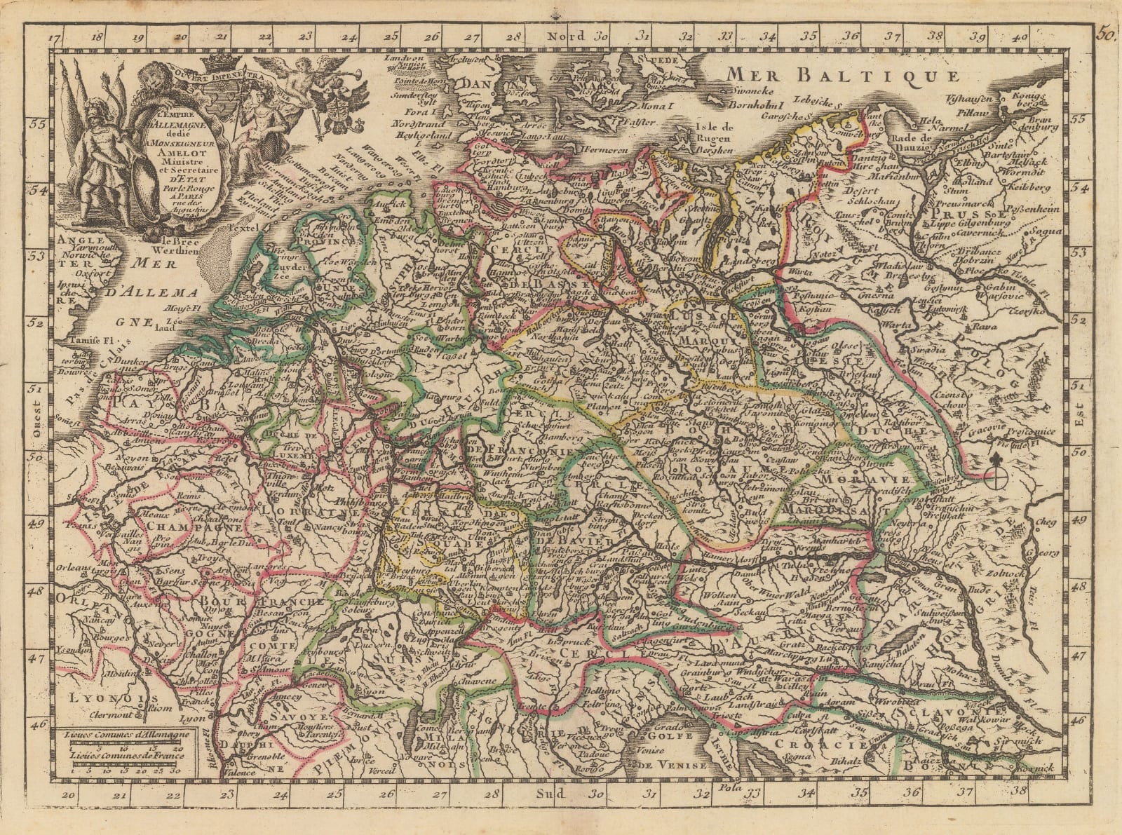 Georges-Louis Le Rouge, Germany and the Holy Roman Empire, 1746