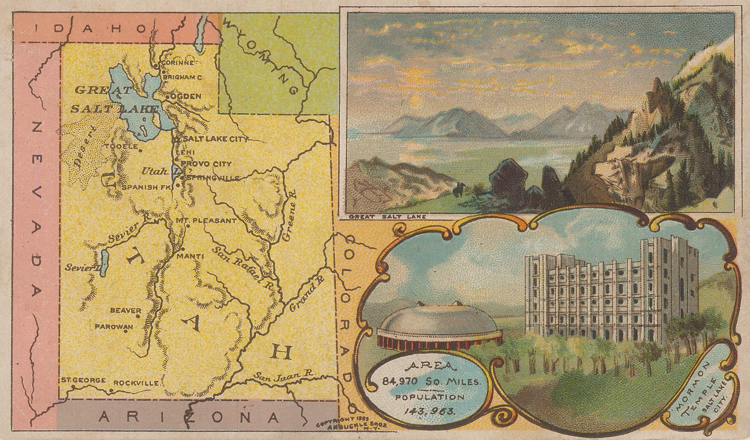 Arbuckle Brothers Company, Utah, 1889