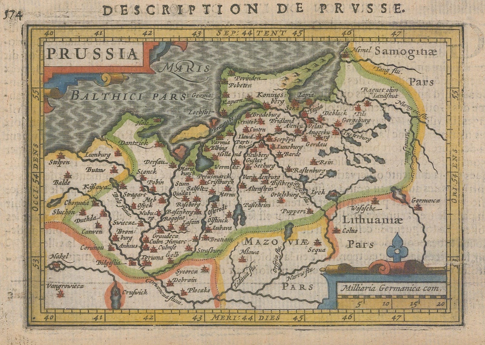 Petrus Bertius, Prussia, 1618