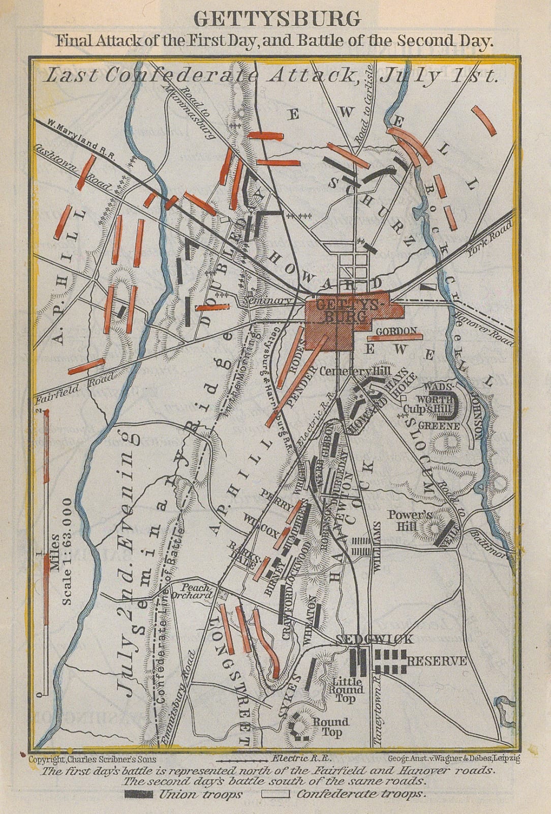 Karl Baedeker, Gettysburg, 1909