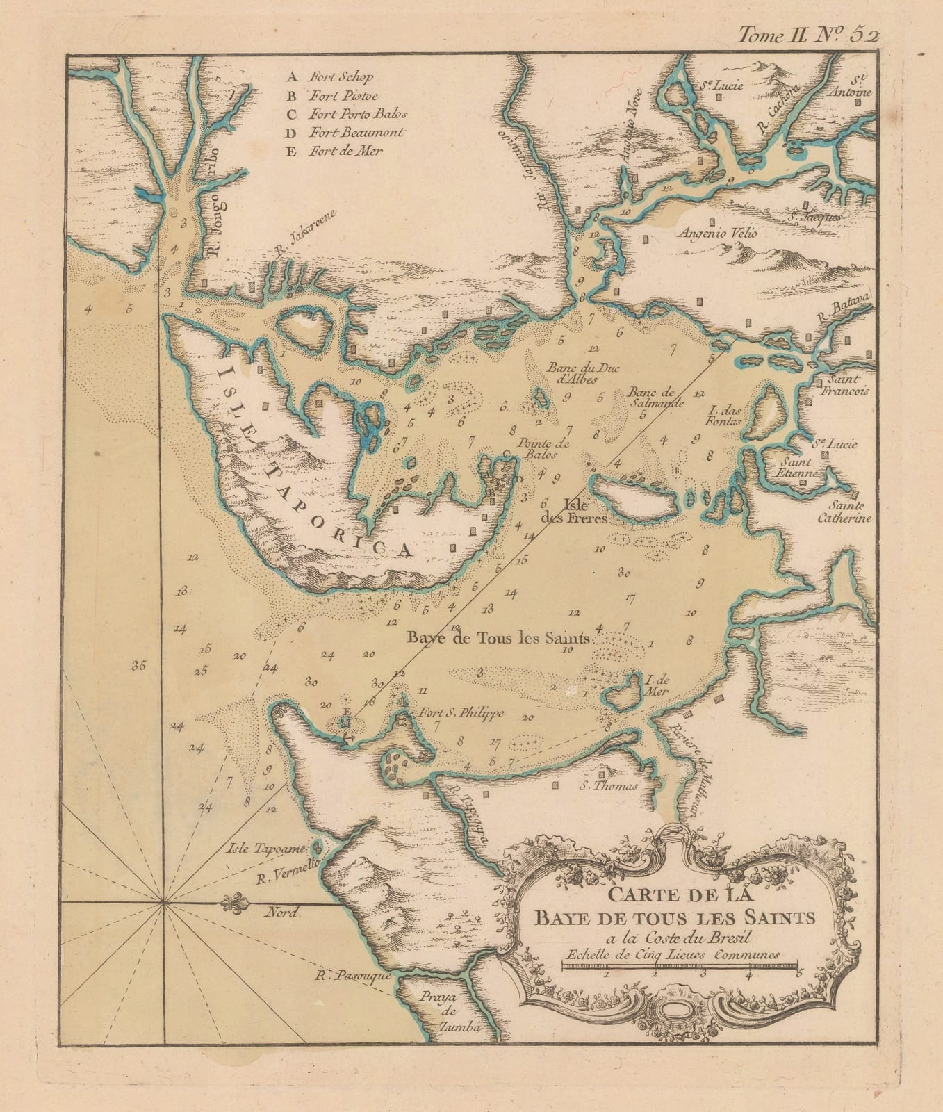 Jacques-Nicolas Bellin, Bay of All Saints, 1764