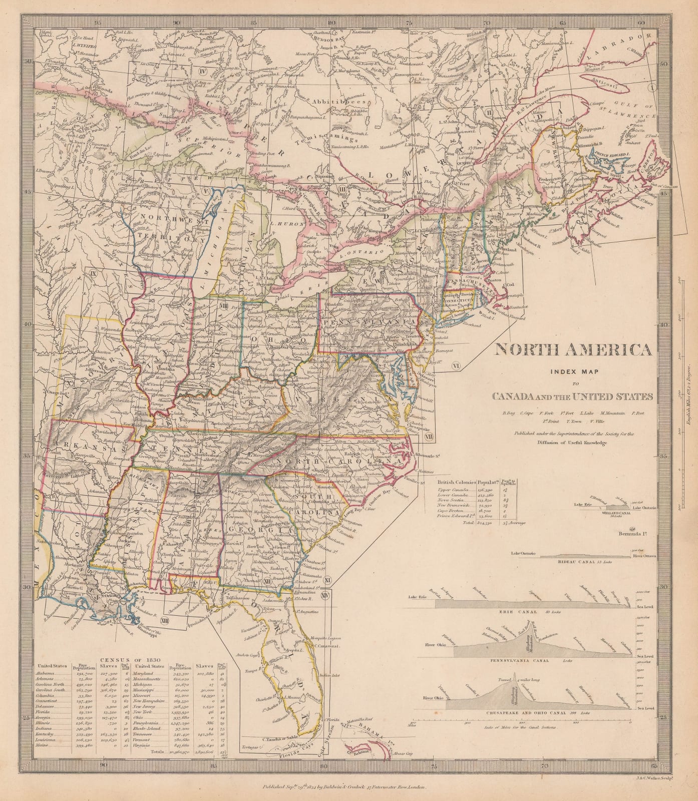 Society for the Diffusion of Useful Knowledge (SDUK), Eastern United States, 1834