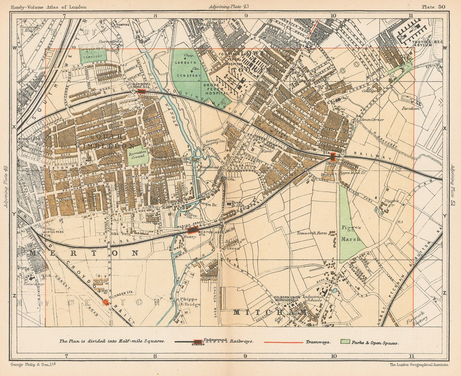 George Philip & Son Ltd., South Wimbledon, Merton, Mitcham and Lower Tooting, 1904