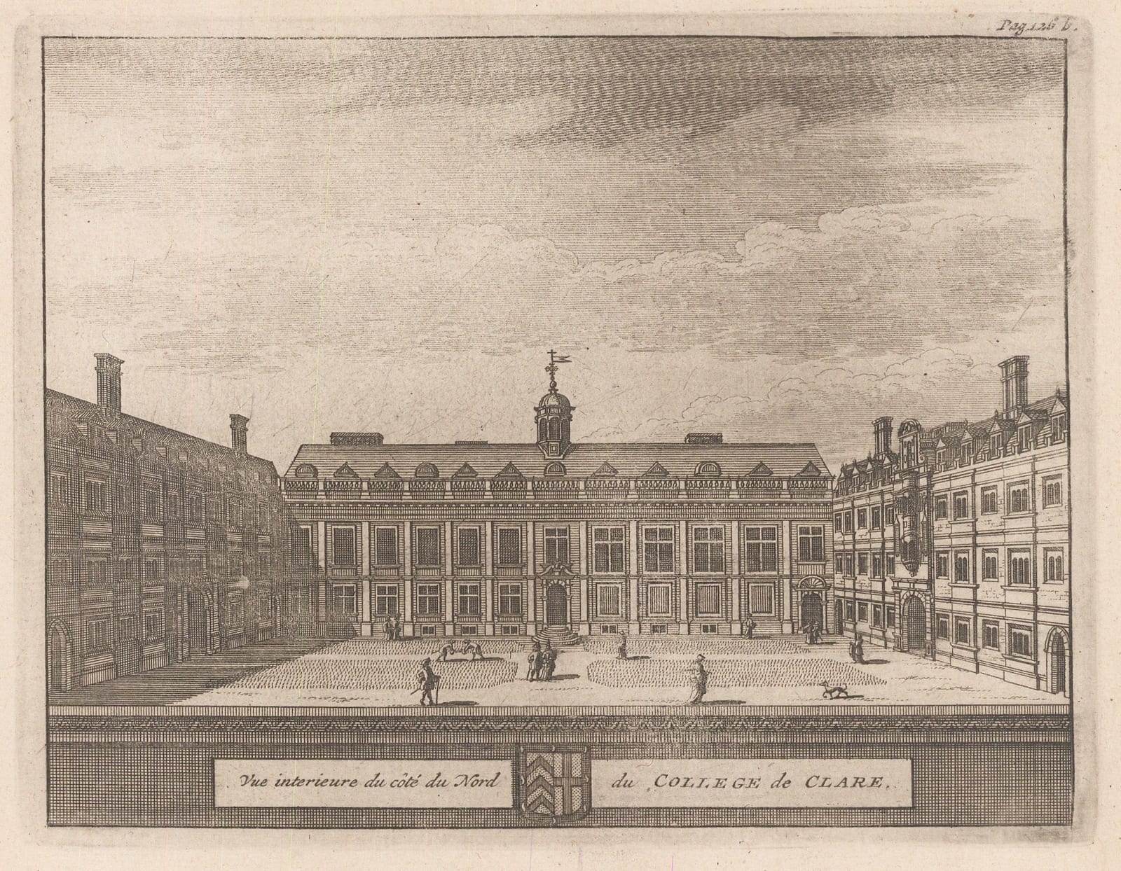 Pieter Van der Aa, Cambridge University - Clare College, 1727