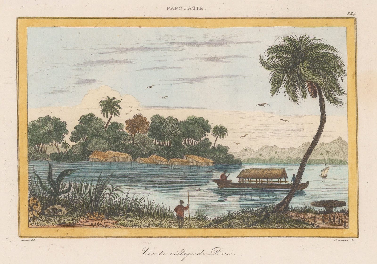 Louis Domeny de Rienzi, Australia - Shark Bay, 1837