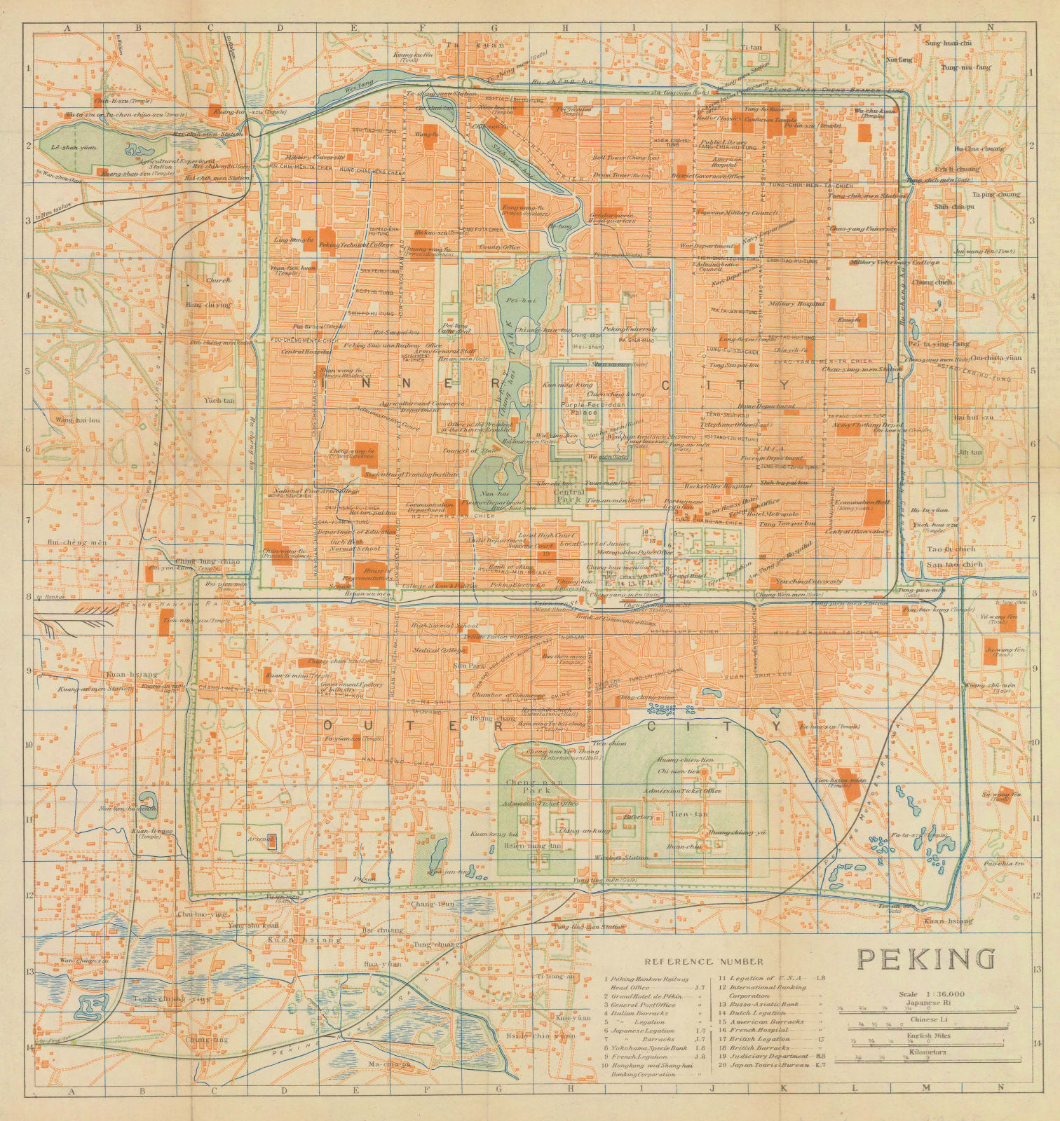 Japanese Railways, Beijing, 1925