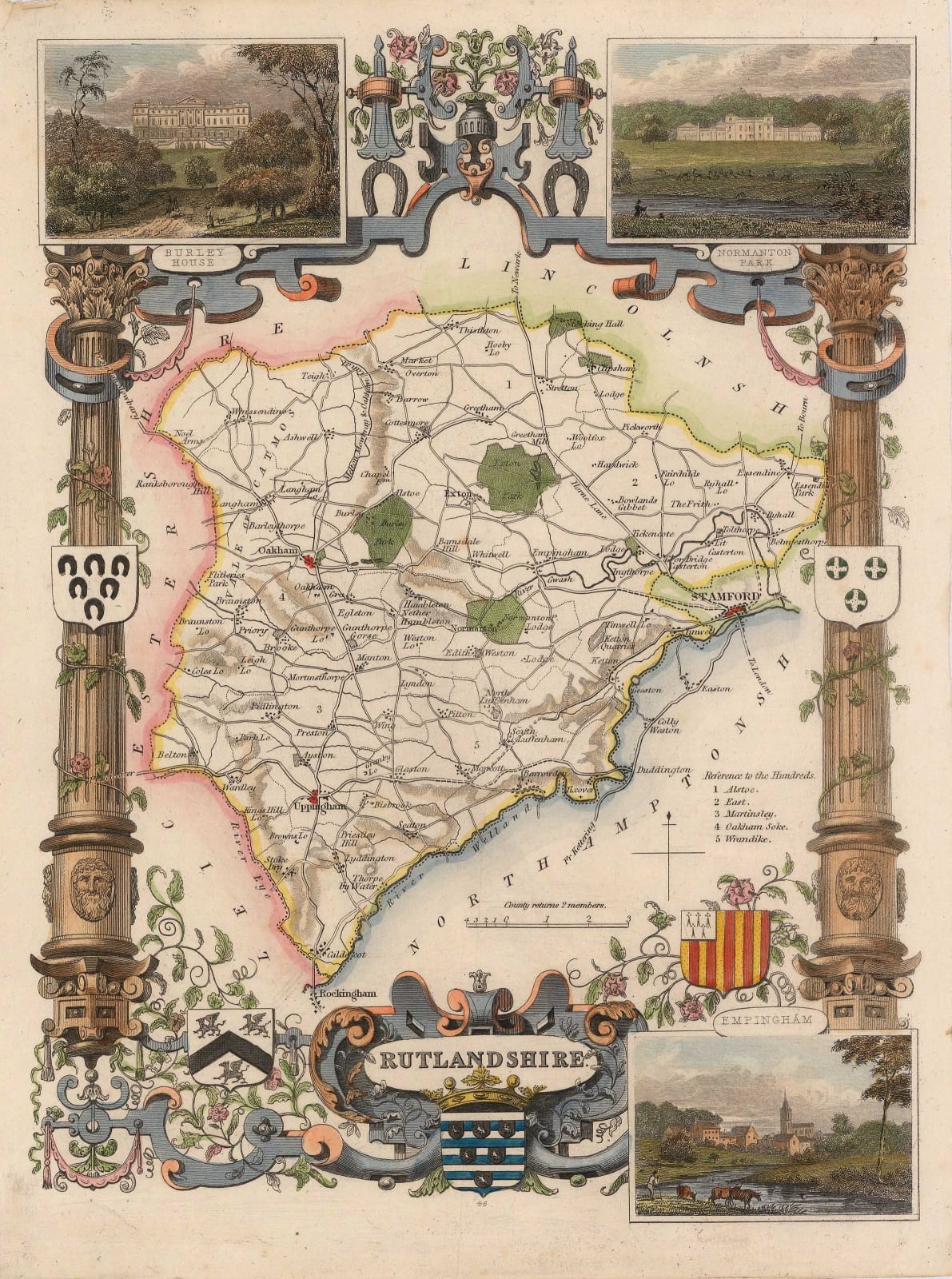 Thomas Moule, Rutlanshire, 1840 c.