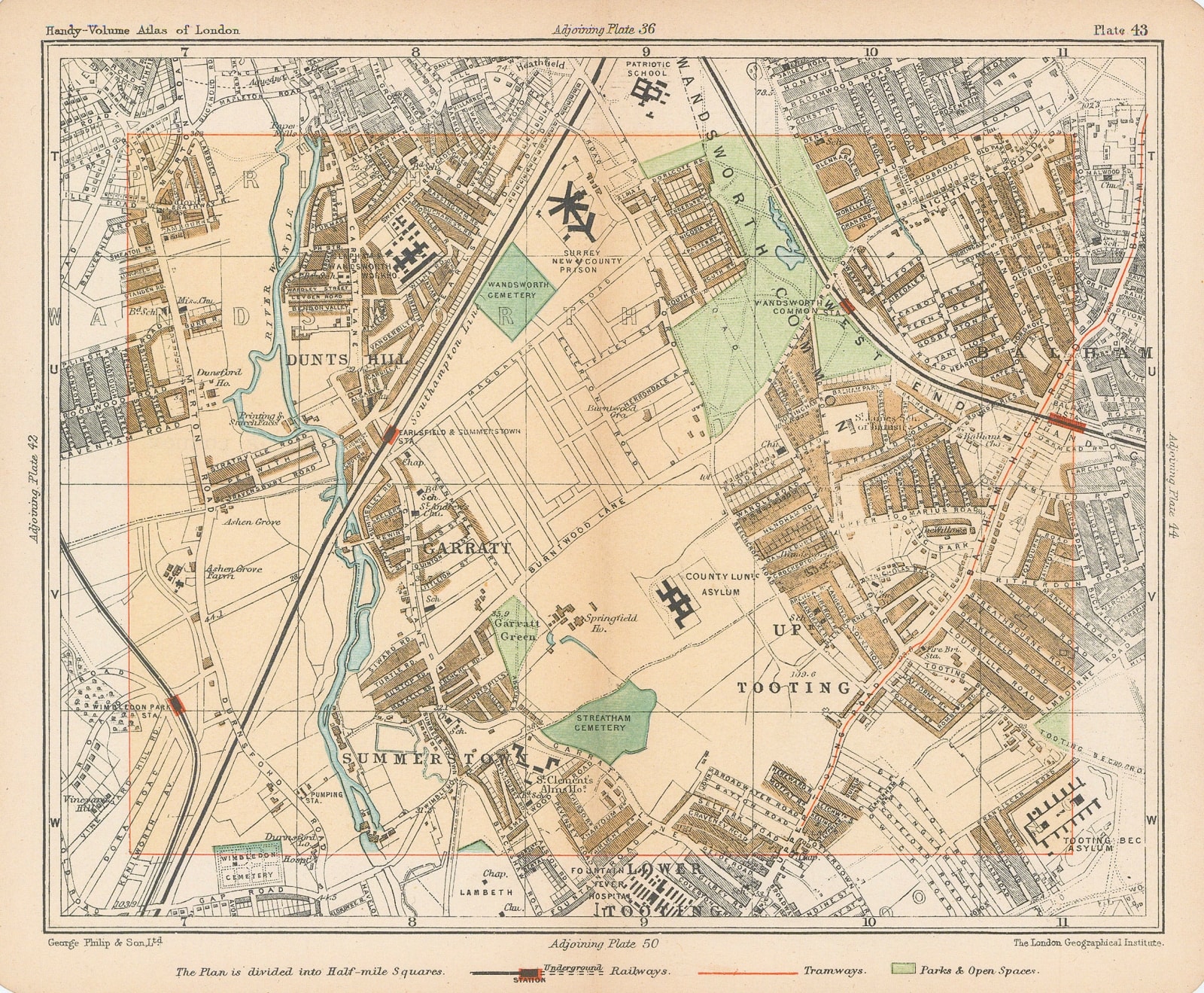 George Philip & Son Ltd., Wandsworth, Upper Tooting, Earlsfield & Summerstown, 1904