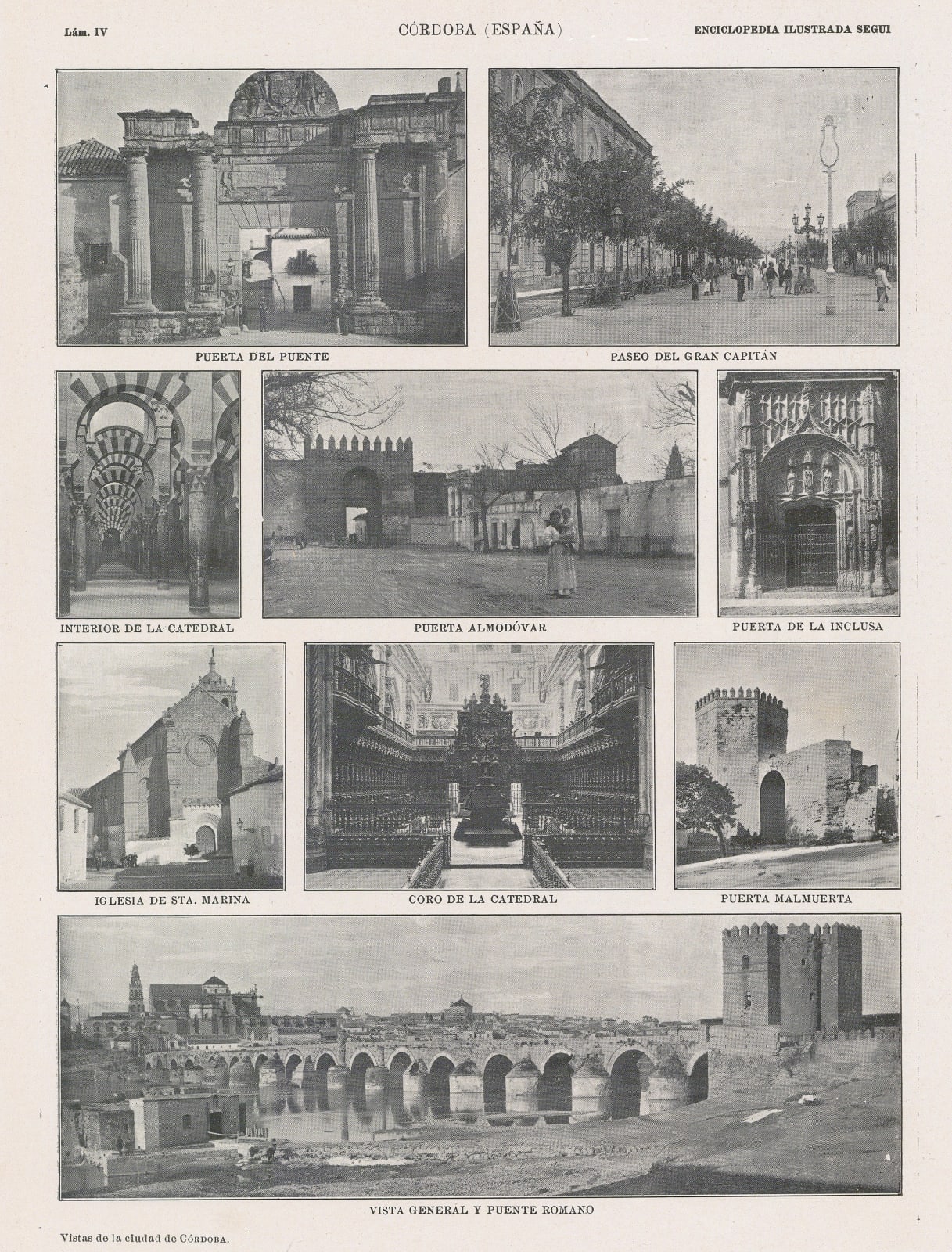 Enciclopedia Segui, Plano de Cordoba, 1910 (c.)