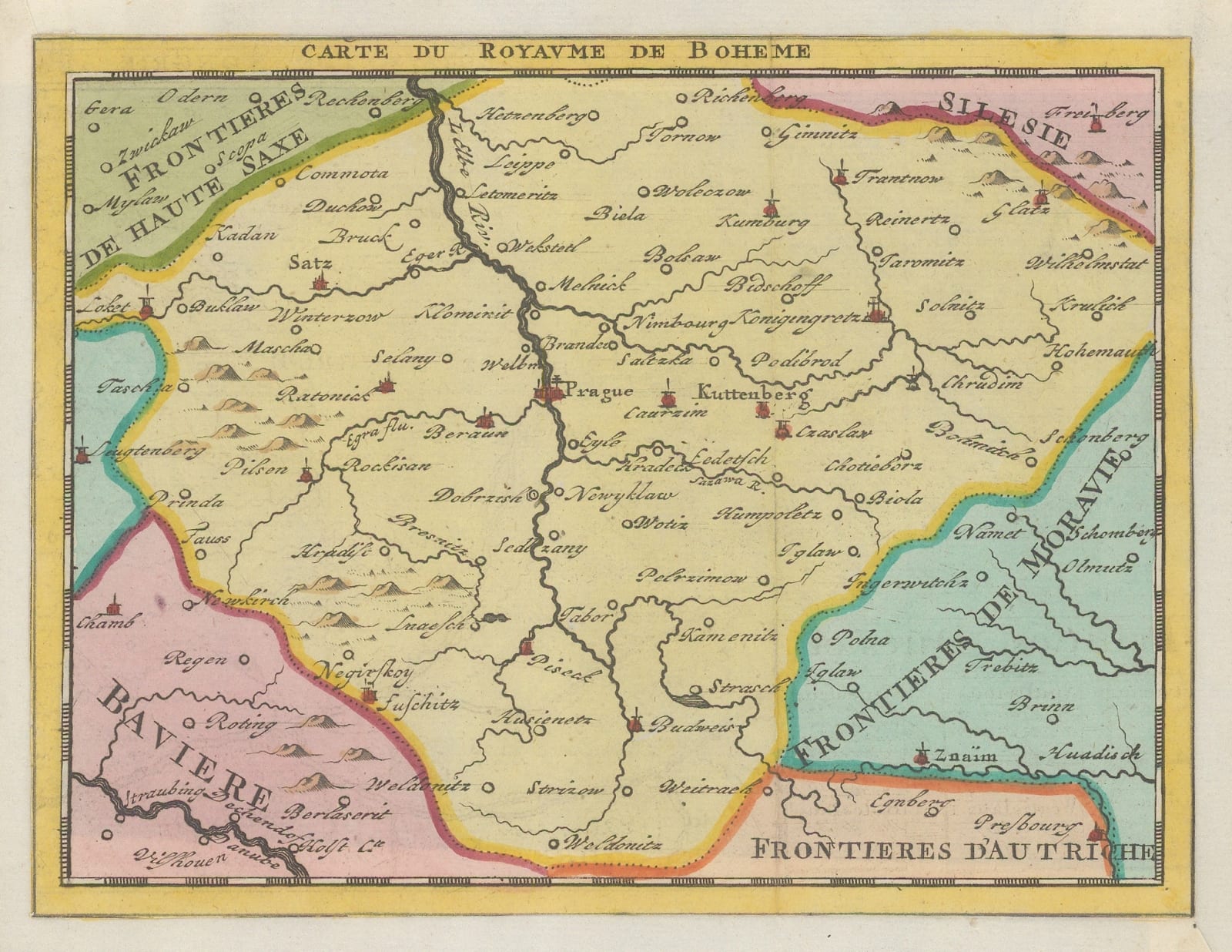 Henri Chatelain, Bohemia, 1719