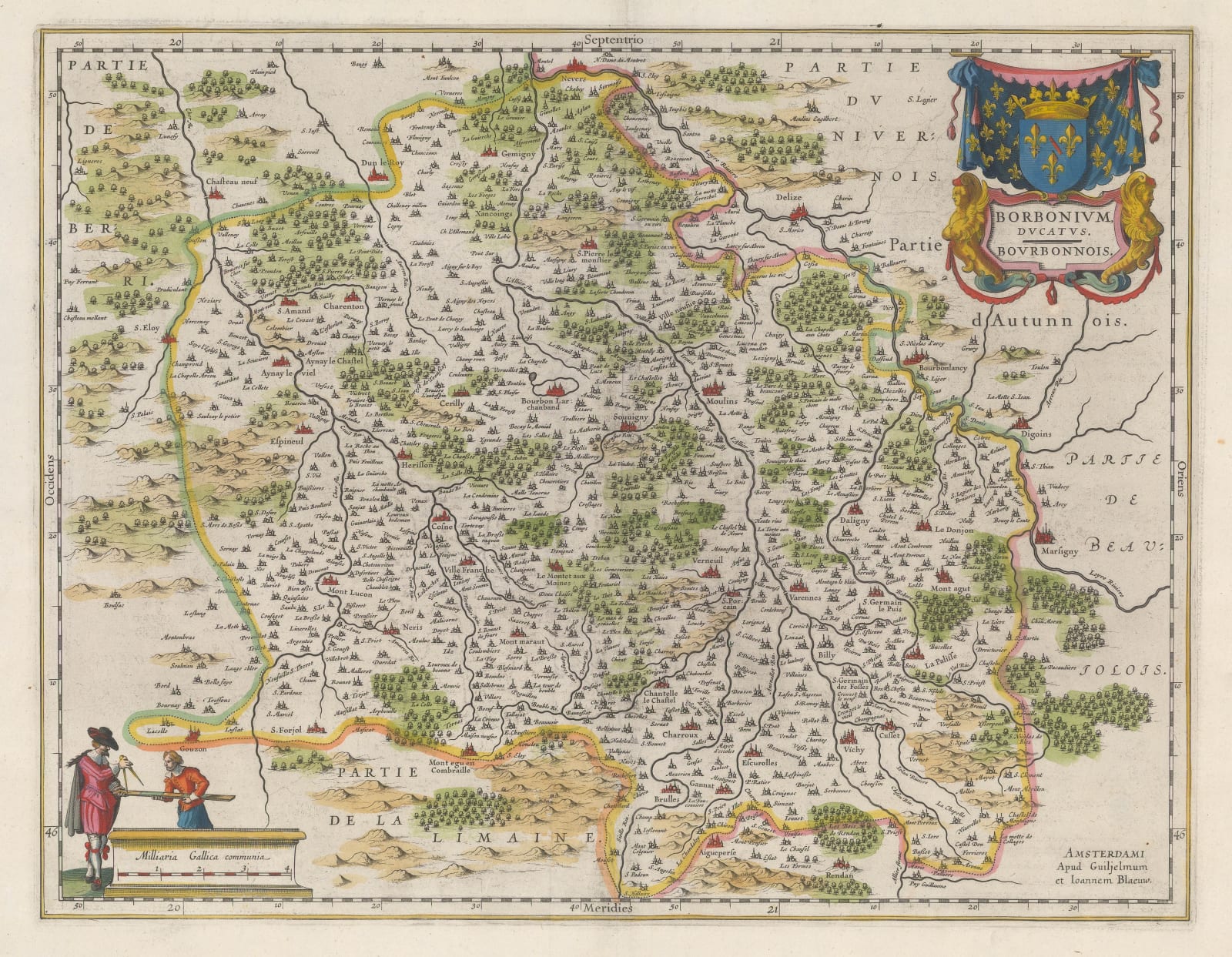 Willem & Jan Blaeu, Bourbonnais, Allier, 1640 c.