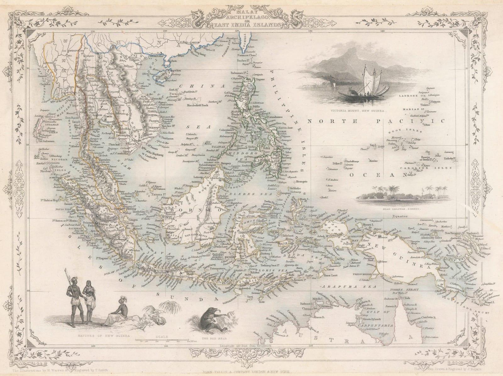 John Tallis, Malay Archipelago, or East India Islands, 1851