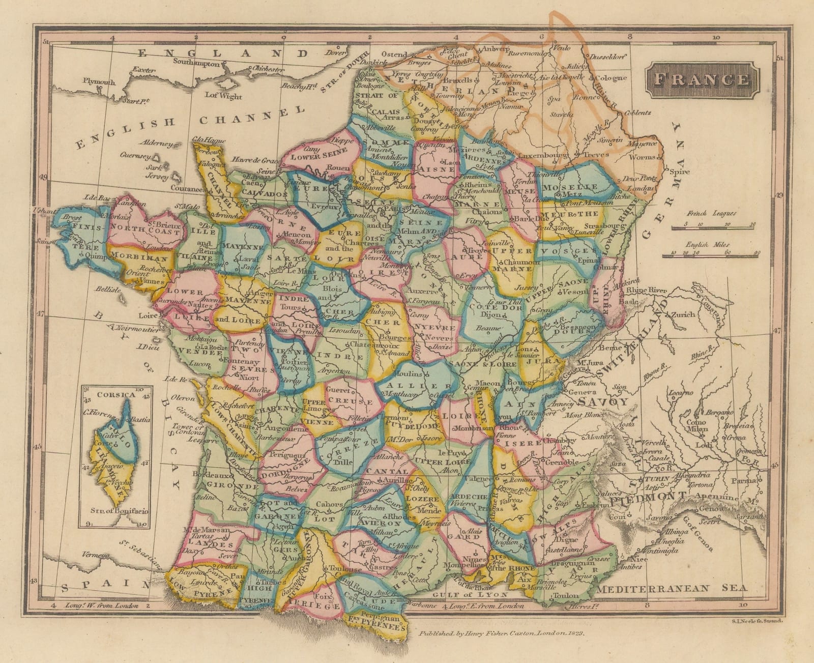 Henry Fisher, France, 1823