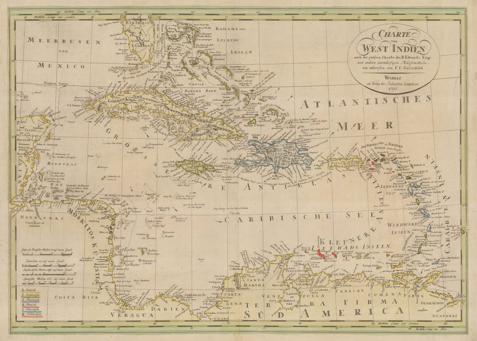 Franz Ludwig Gussefeld, The West Indies, 1795