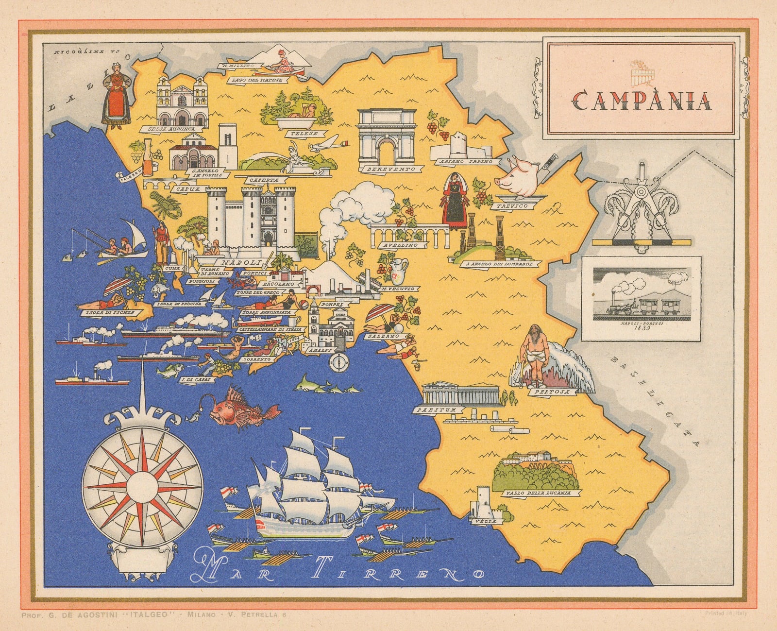 Giovanni De Agostini, Campania, 1949