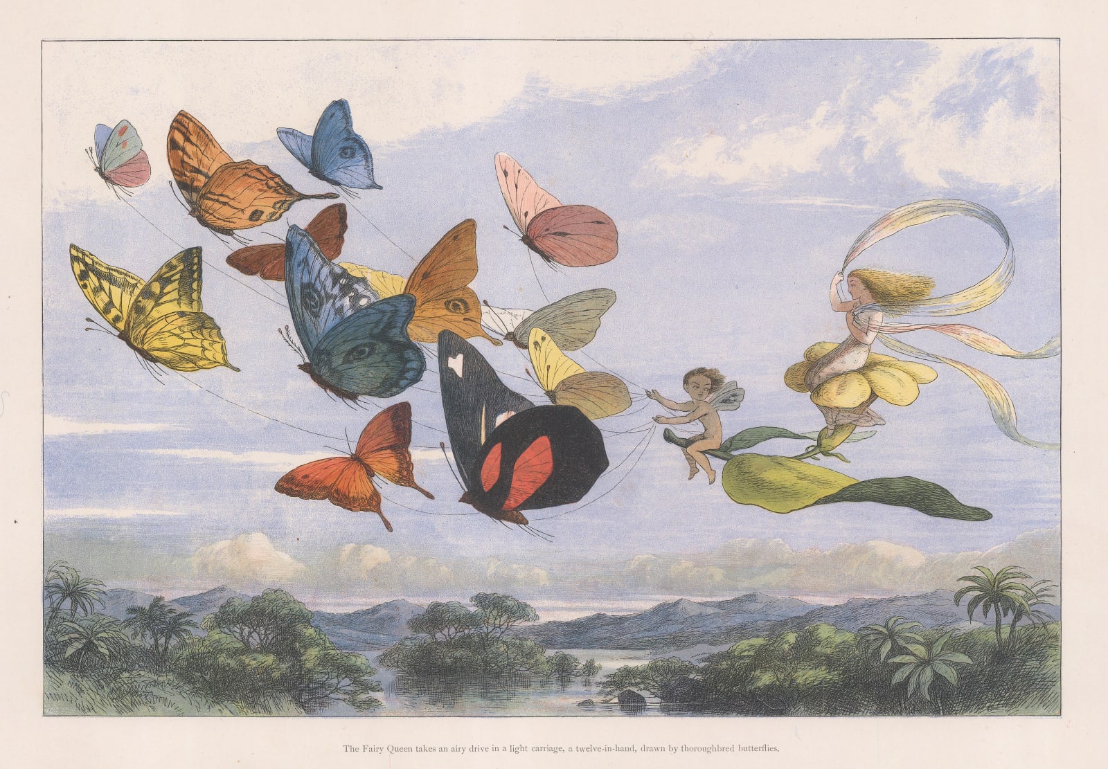 Richard Doyle, Fairy tales - The Fairy Queen, 1870