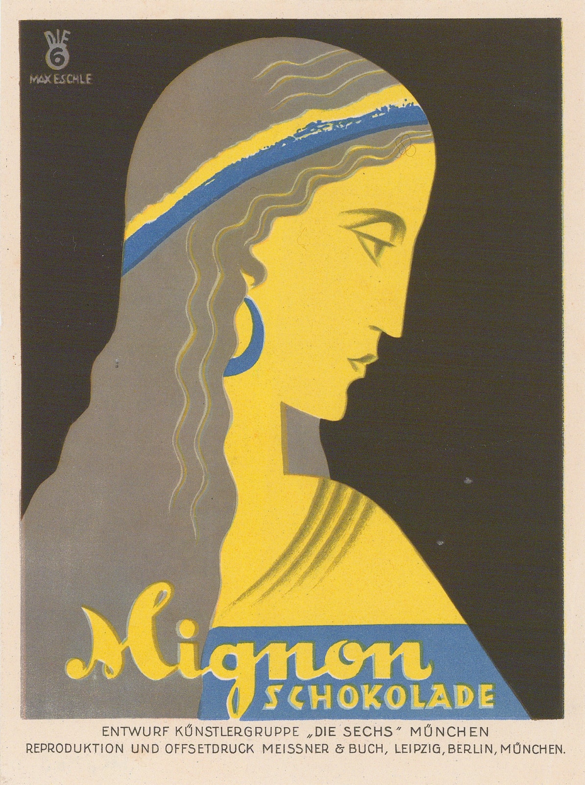 Meissner & Buch, Chocolate - Mignon Schokolade, 1930 c.