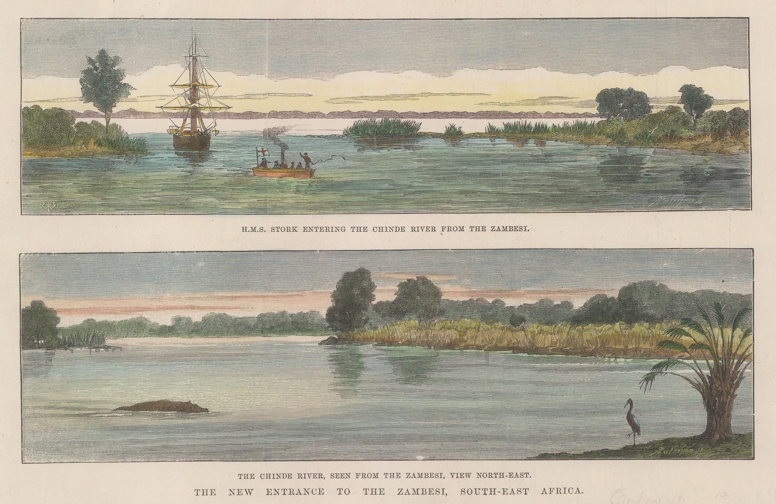 Illustrated London News (ILN), Mozambique - Chinde River, 1889