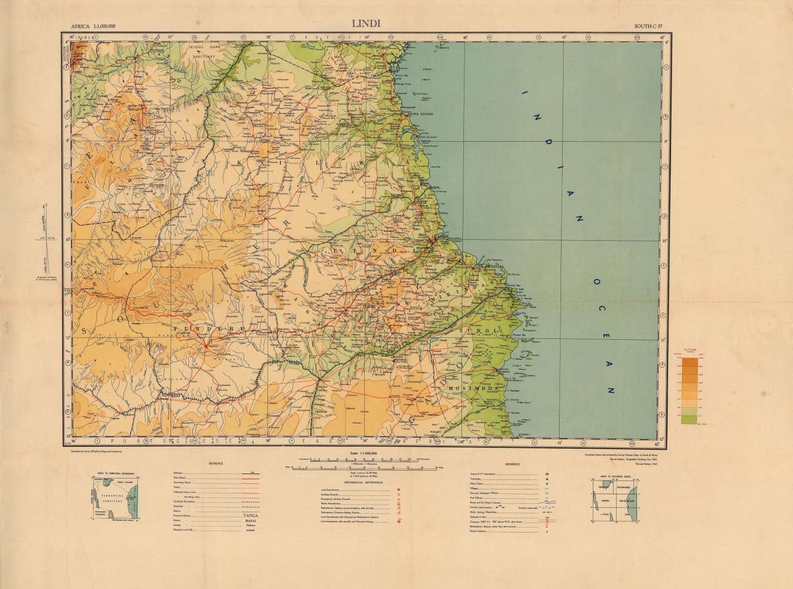 Tanganyika Survey, Southeastern Tanzania, 1947