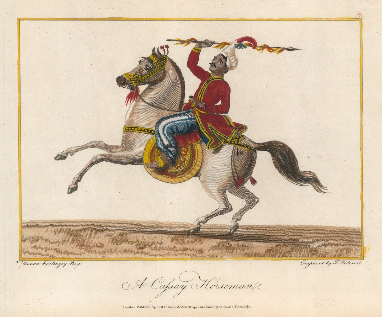 Lt Col Michael Symes, Burma - Cassay (Manipuri) Horseman, 1800
