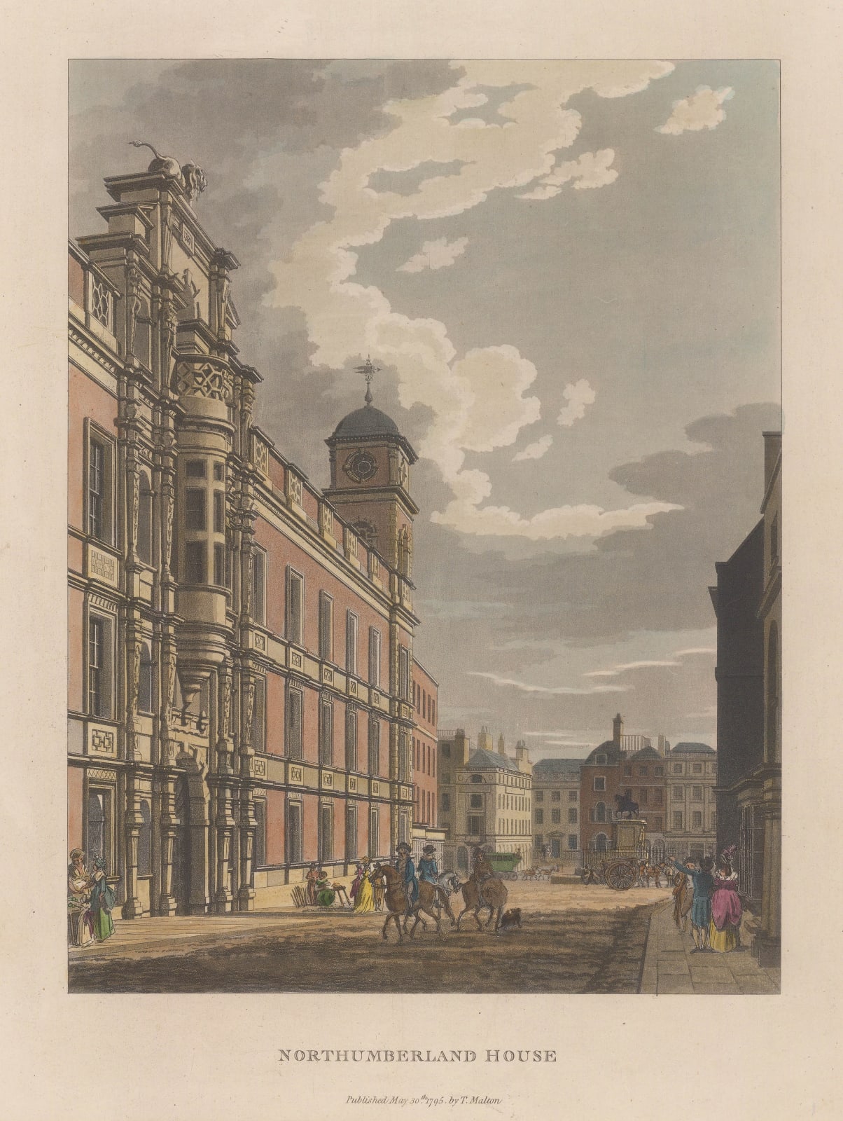 Thomas Malton, London - Northumberland House, 1795