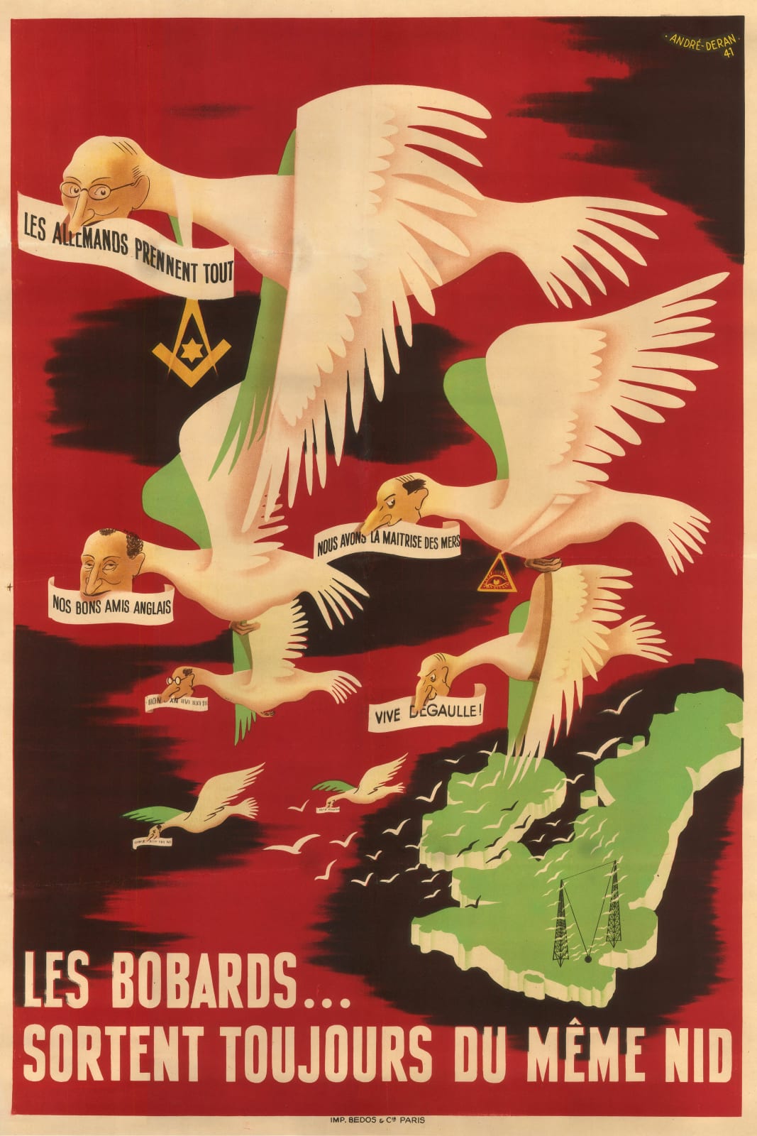 André Deran, WWII - Vichy French Propaganda, 1941