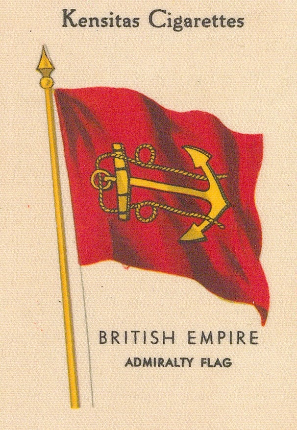 Kensitas Cigarettes, Royal Navy - Admiralty Flag, 1920 c.