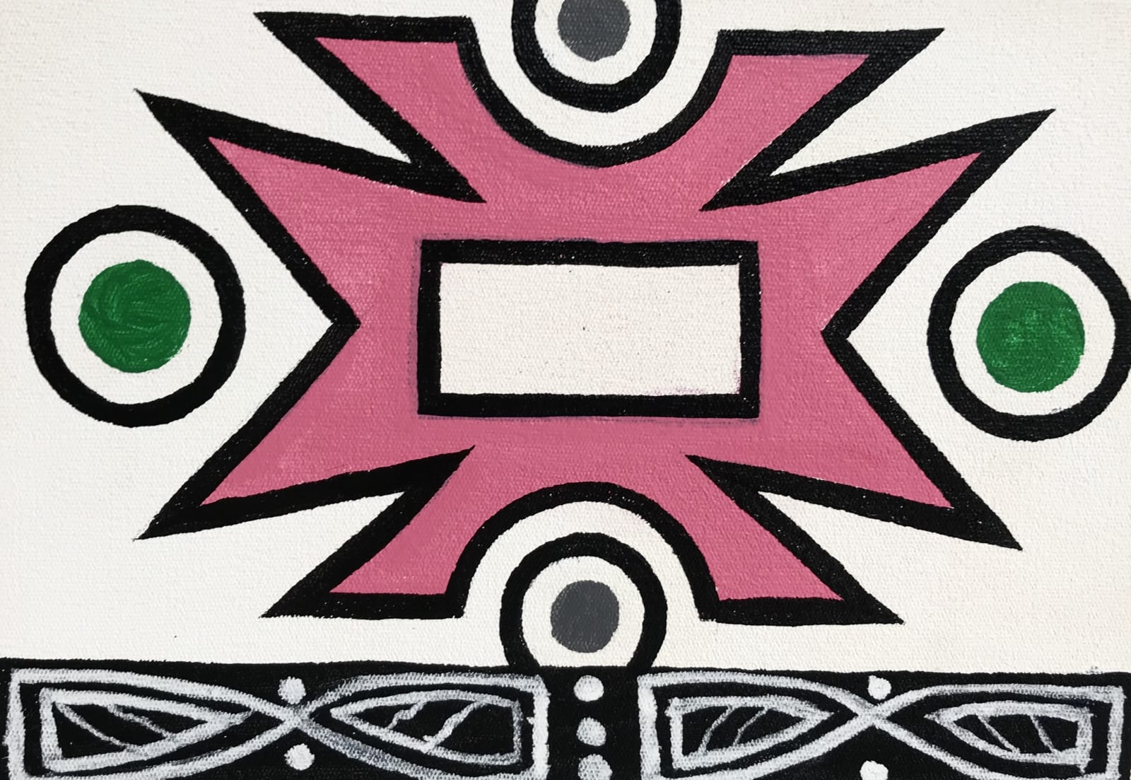 Esther Mahlangu, Ndebele Abstract , 2019