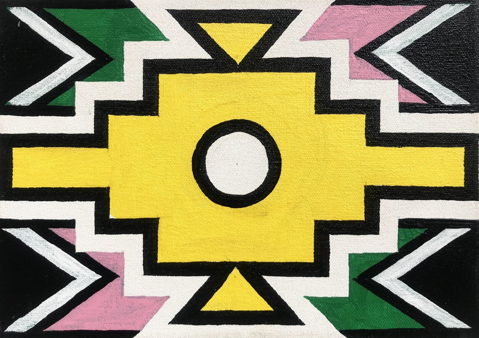 Esther Mahlangu, Ndebele Abstract , 2019