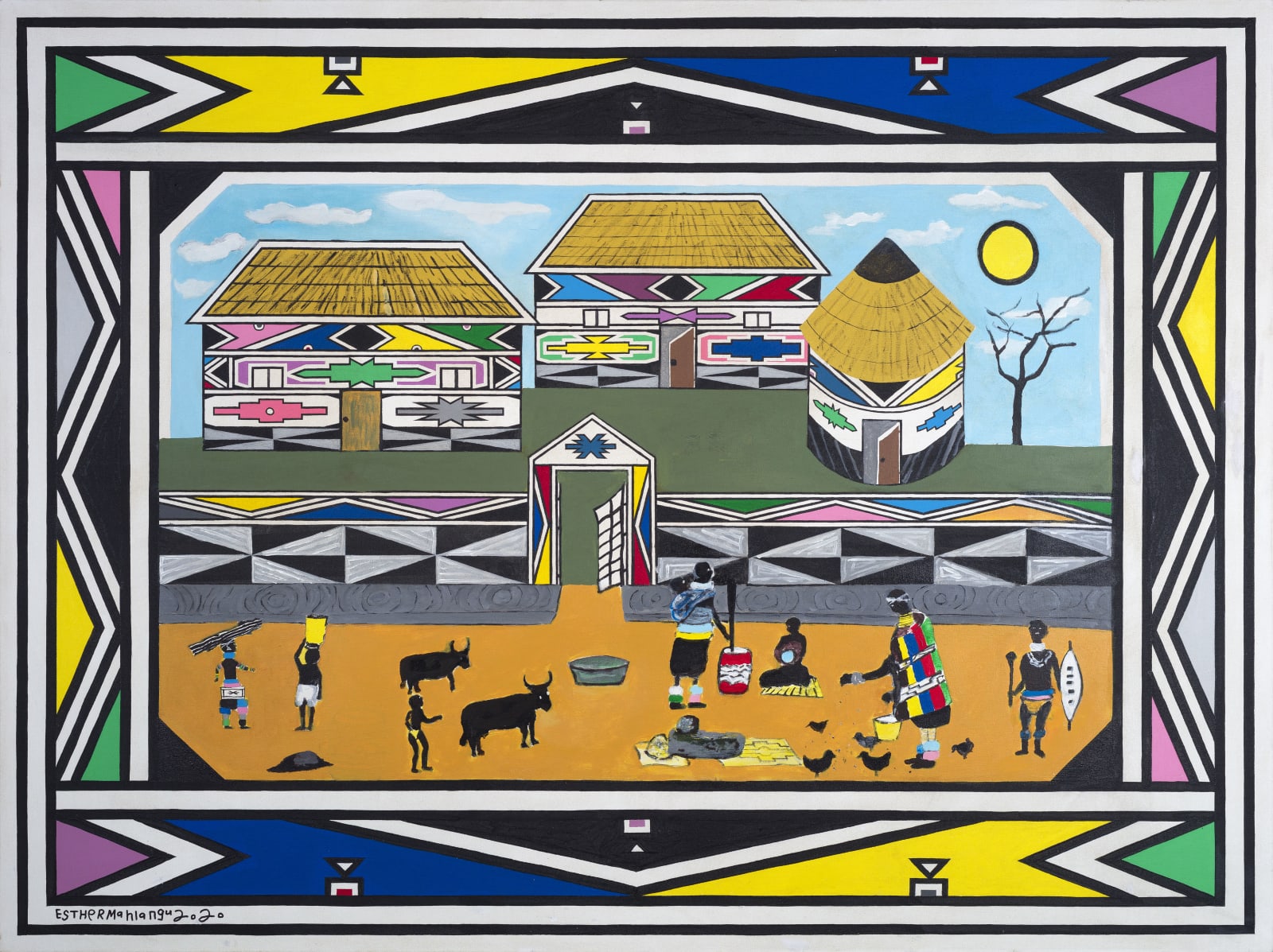 Esther Mahlangu, Homestead, 2020