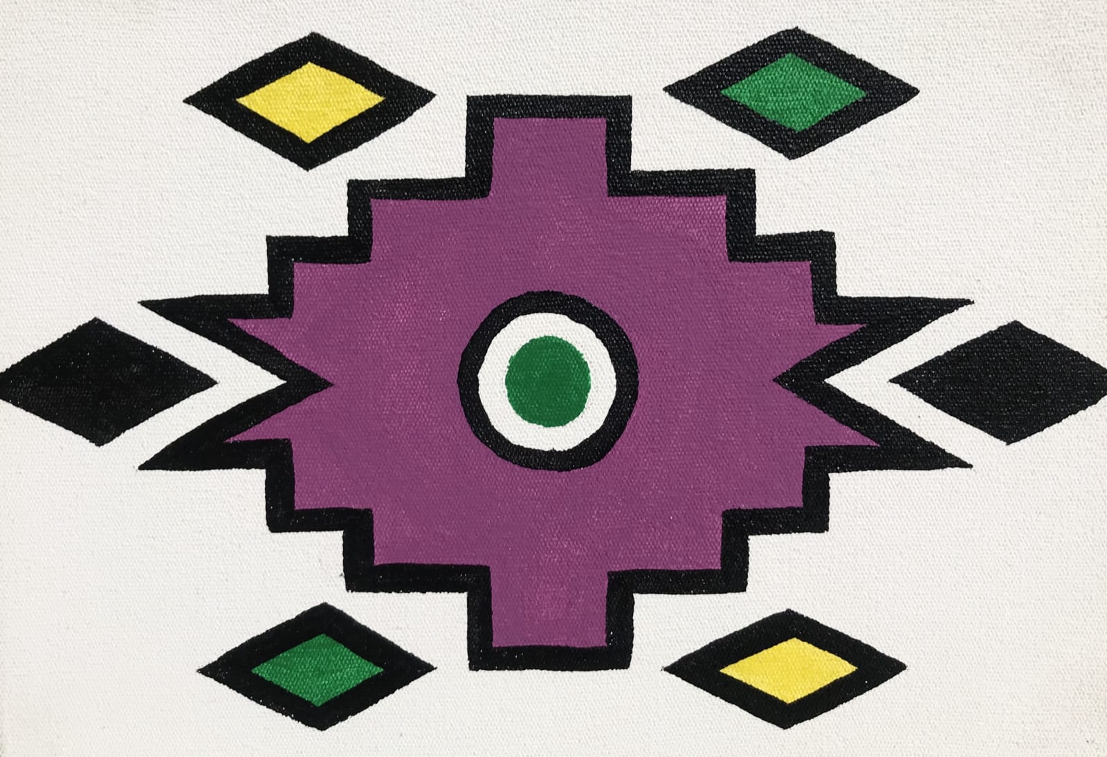 Esther Mahlangu, Ndebele Abstract , 2019