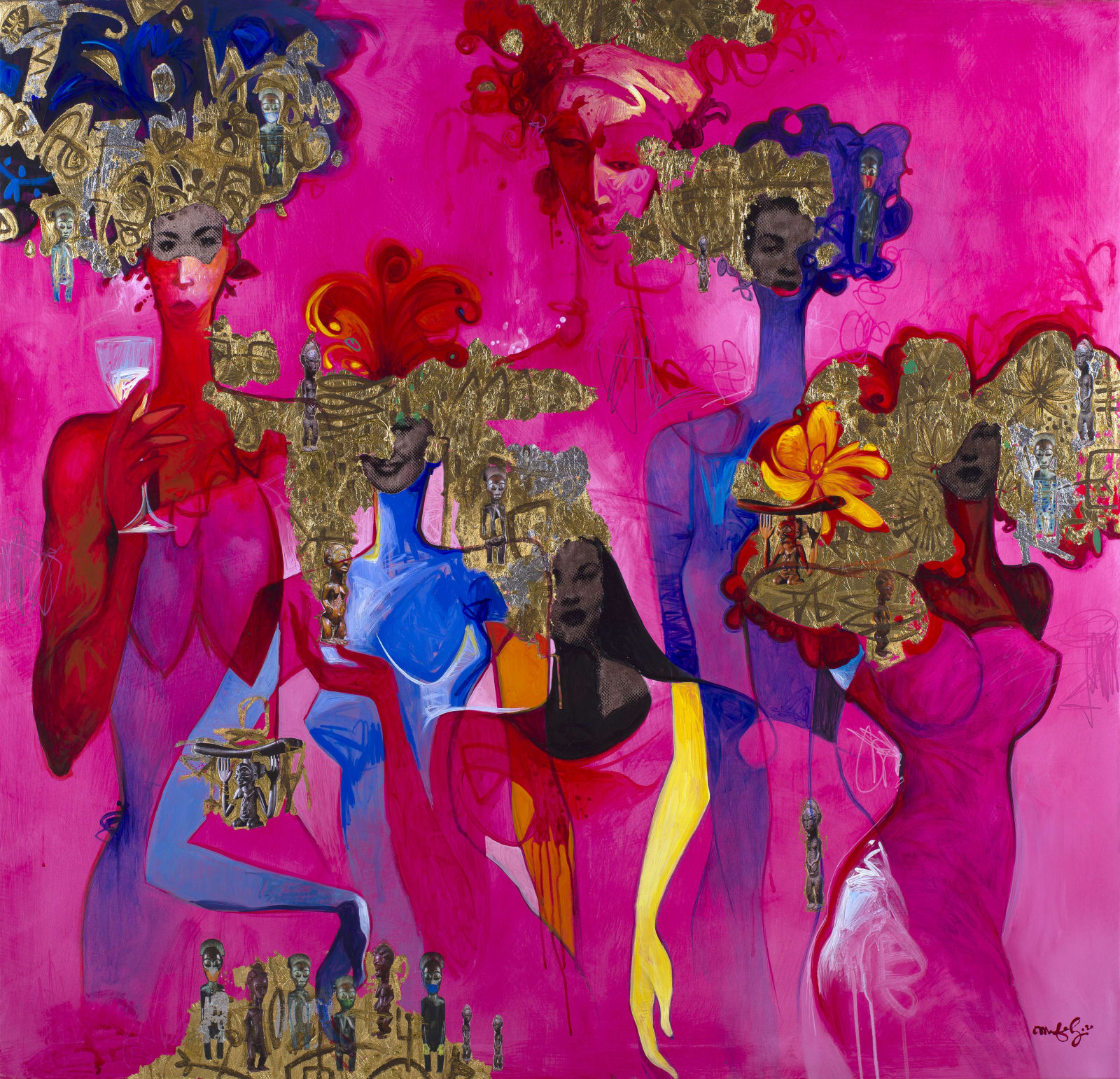 Papytsho Mafolo, Elegance (Rose), 2020