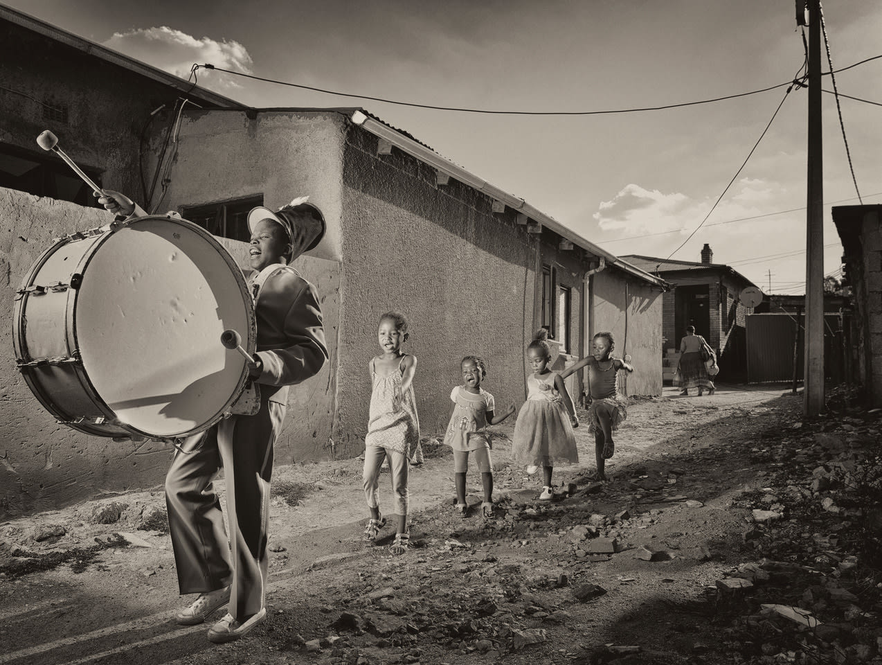 Michael Meyersfeld, Drummer Boy from the series Dark City Dreams, 2014
