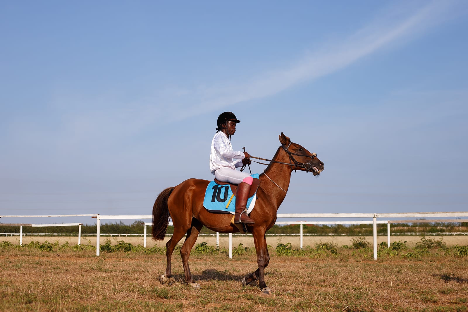 Misper Apawu, The Jockey and His Horse , 2020