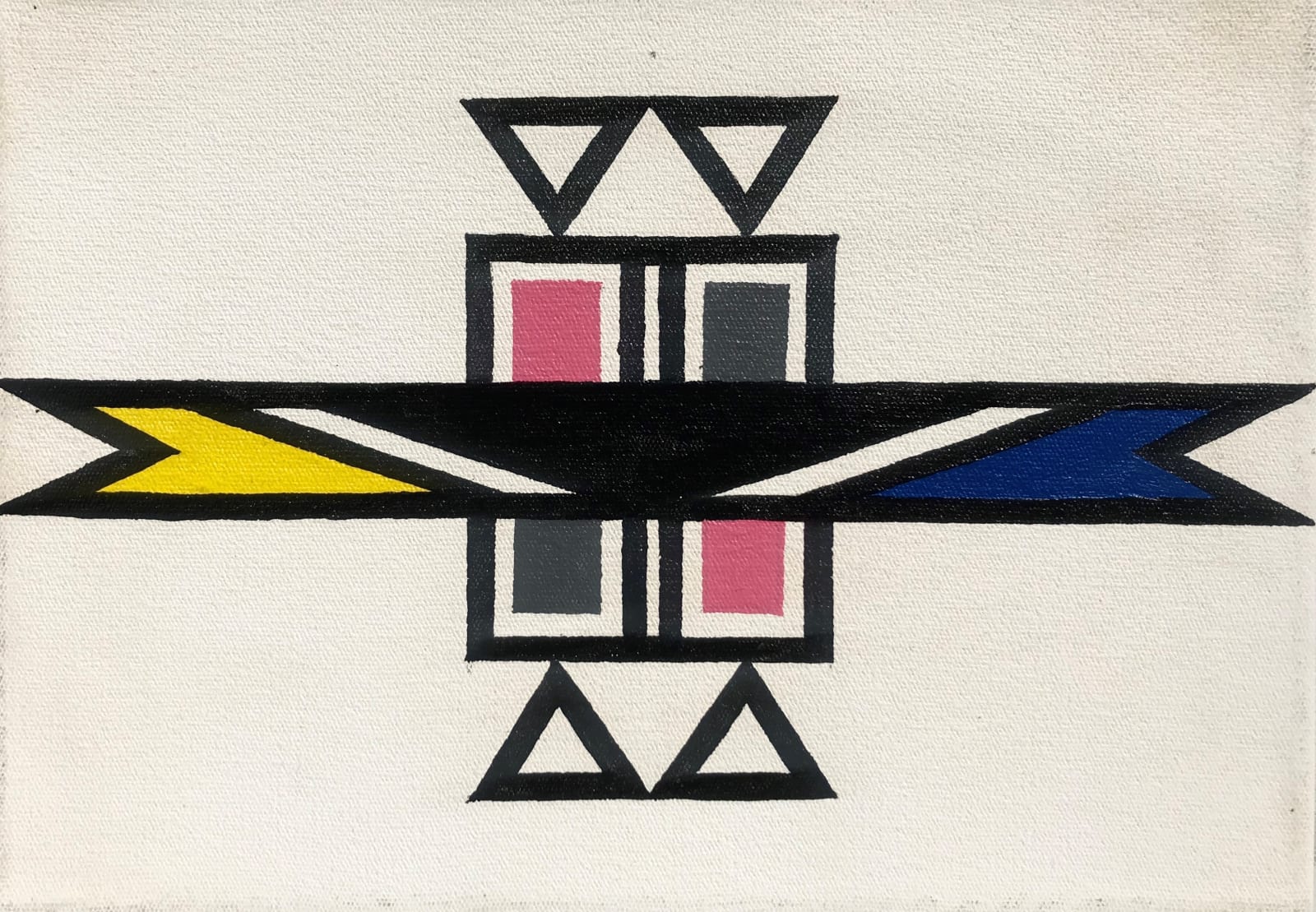 Esther Mahlangu, Ndebele Abstract , 2019