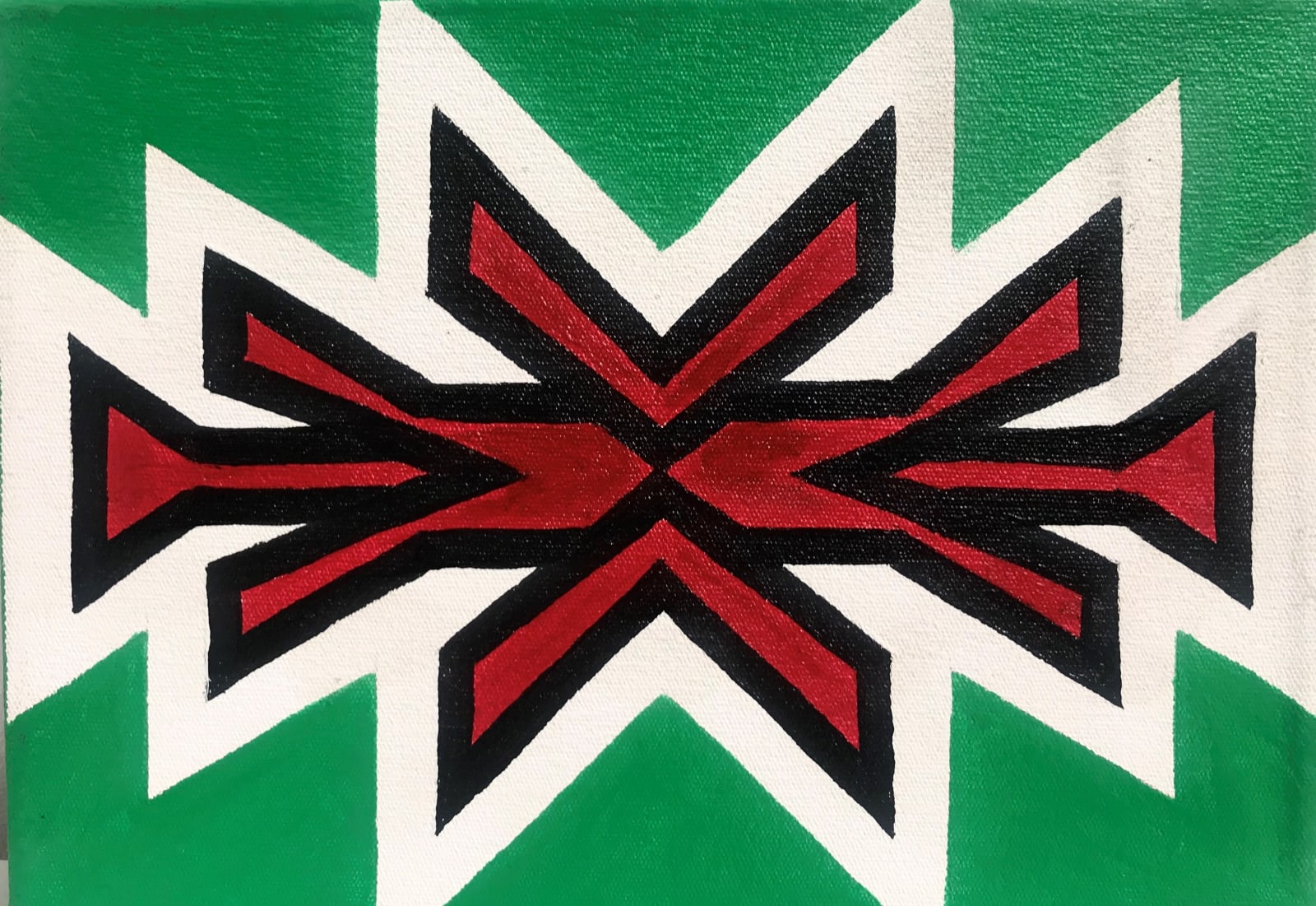 Esther Mahlangu, Ndebele Abstract, 2019