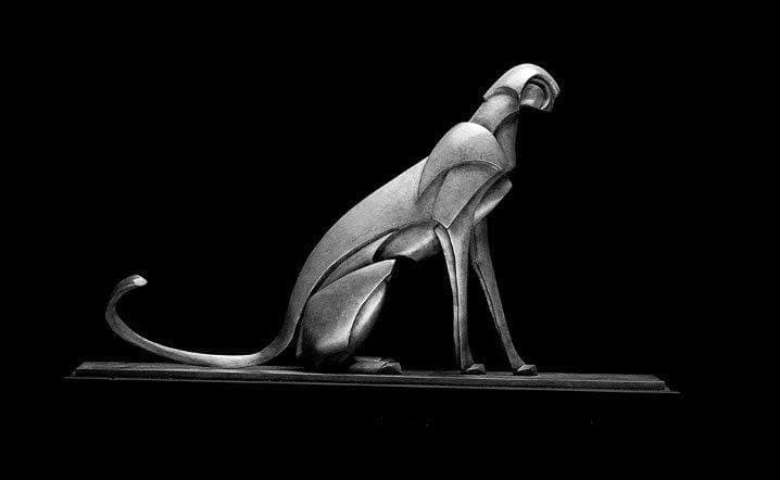 Keith Calder, Sitting cheetah, 2022