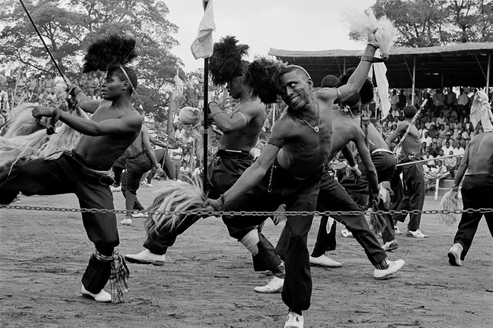 Ernest Cole, Traditional dancing on the mines , circa 1965