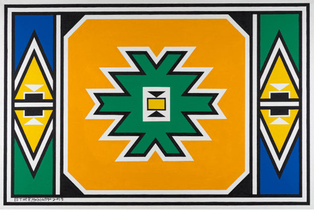 Esther Mahlangu, Untitled, 2019