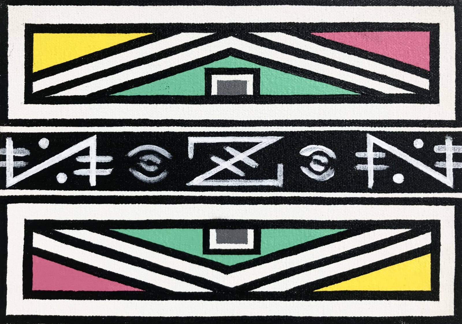Esther Mahlangu, Ndebele Abstract , 2019