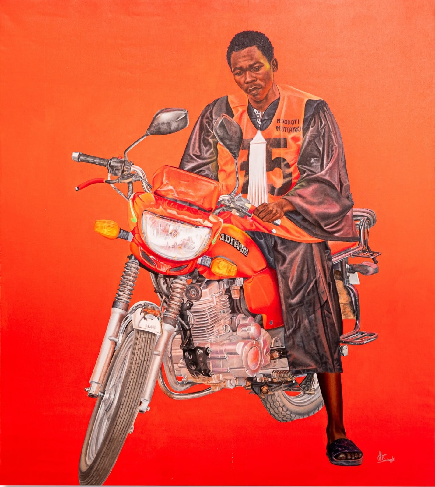Marcel Tchopwe, Advocat de Ndokoti , 2021 | The Melrose Gallery