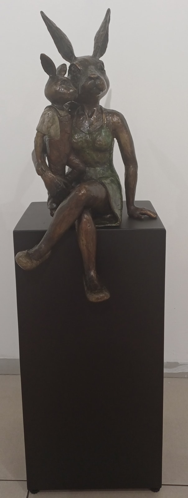 Carol Cauldwell, Rabbit Mom and Baby, 2025