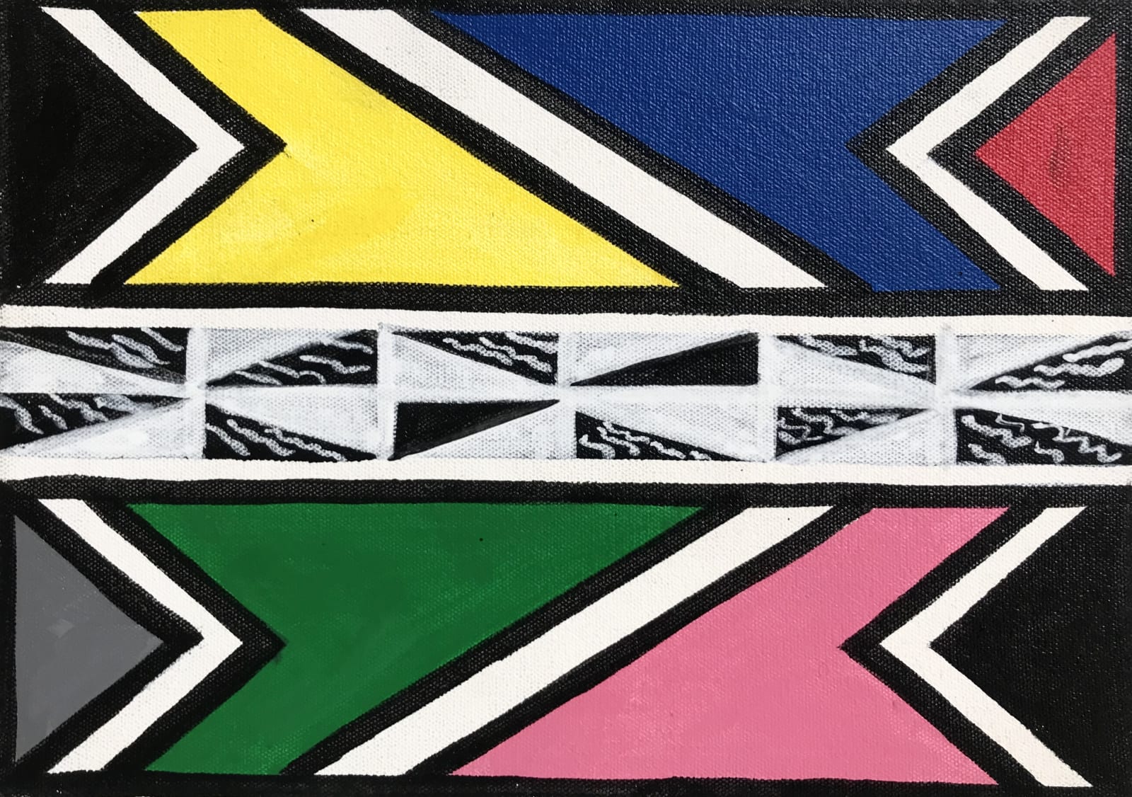 Esther Mahlangu, Ndebele Abstract , 2019
